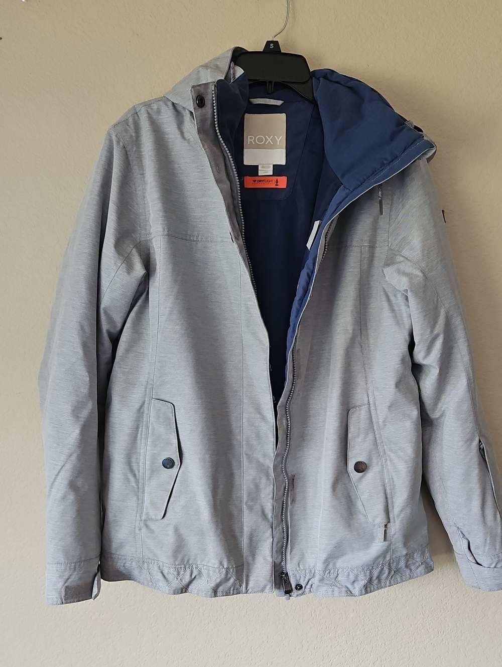 Roxy Large Gray Snow Coat